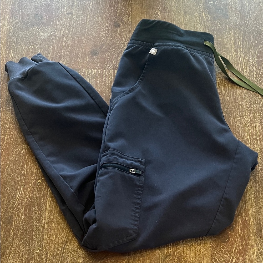Figs Quiet Navy Zamora scrub pants